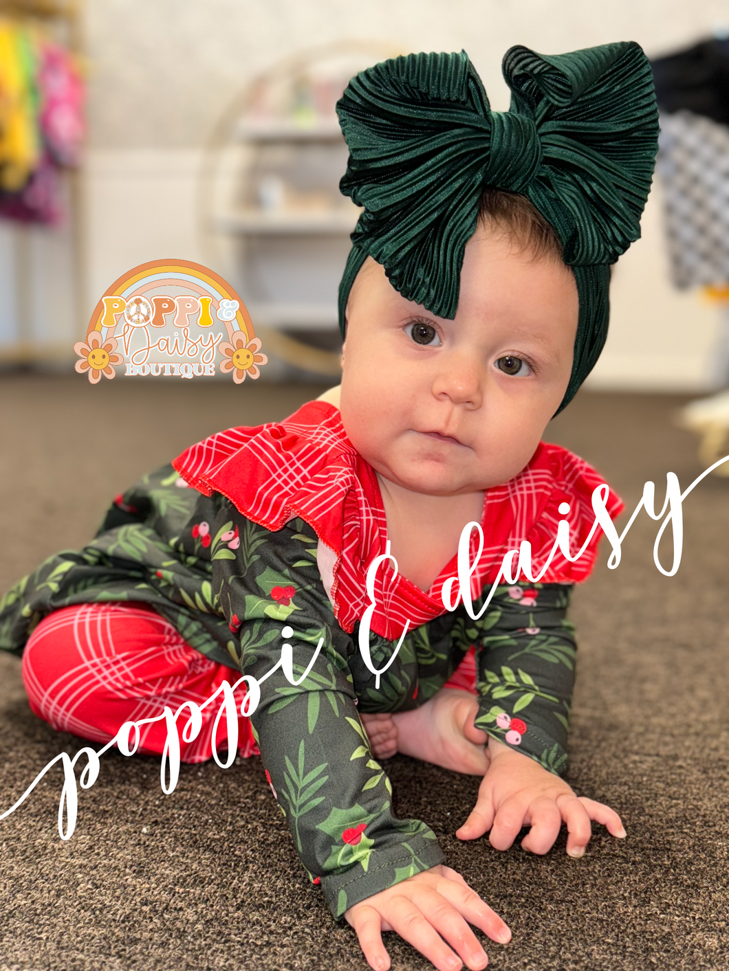 Holly & Berry Pants Set