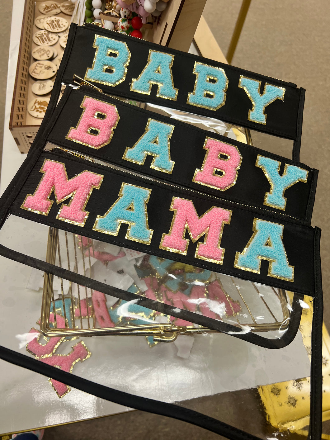 Clear MAMA/BABY bags