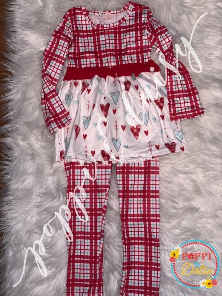 Heart Strings Pants Set
